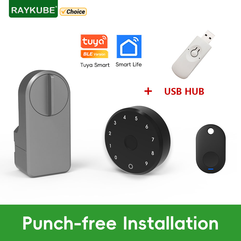 RAYKUBE A1 Pro Tuya BEL Smart  - Glass Door Hinge recensione e prezzo