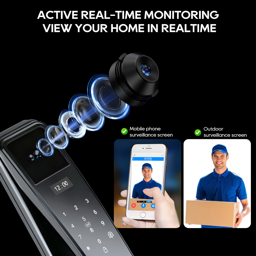 SANKESONG Tuya Smart 3D Face D - Glass Door Hinge recensione e prezzo