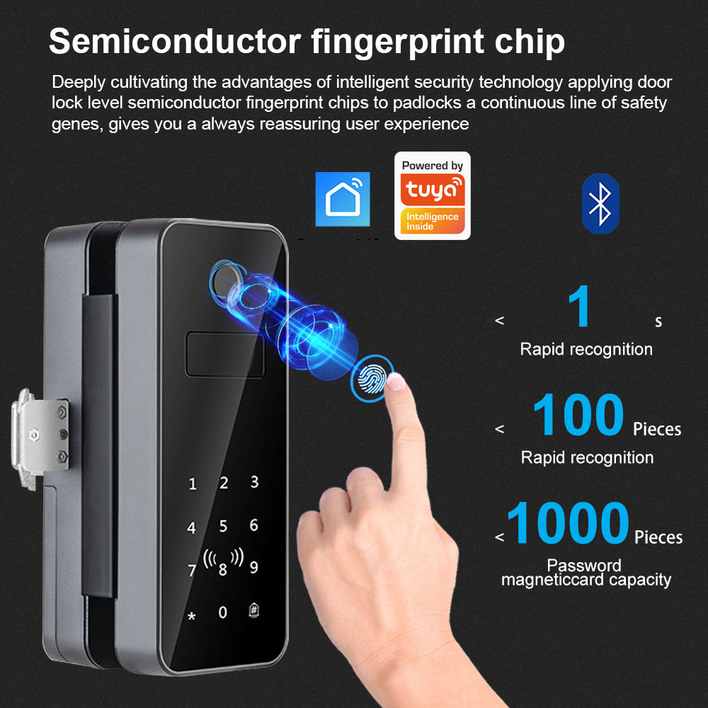Intelligent Lock Glass Door Pa - Glass Door Hinge recensione e prezzo