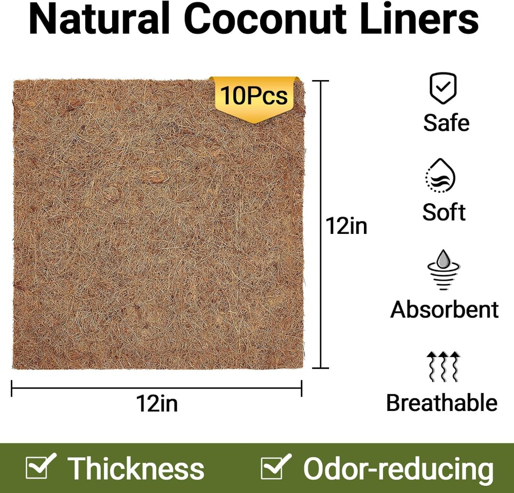 10 Pcs Natural Coconut Fiber R - Substrate Coconut Fiber recensione e prezzo