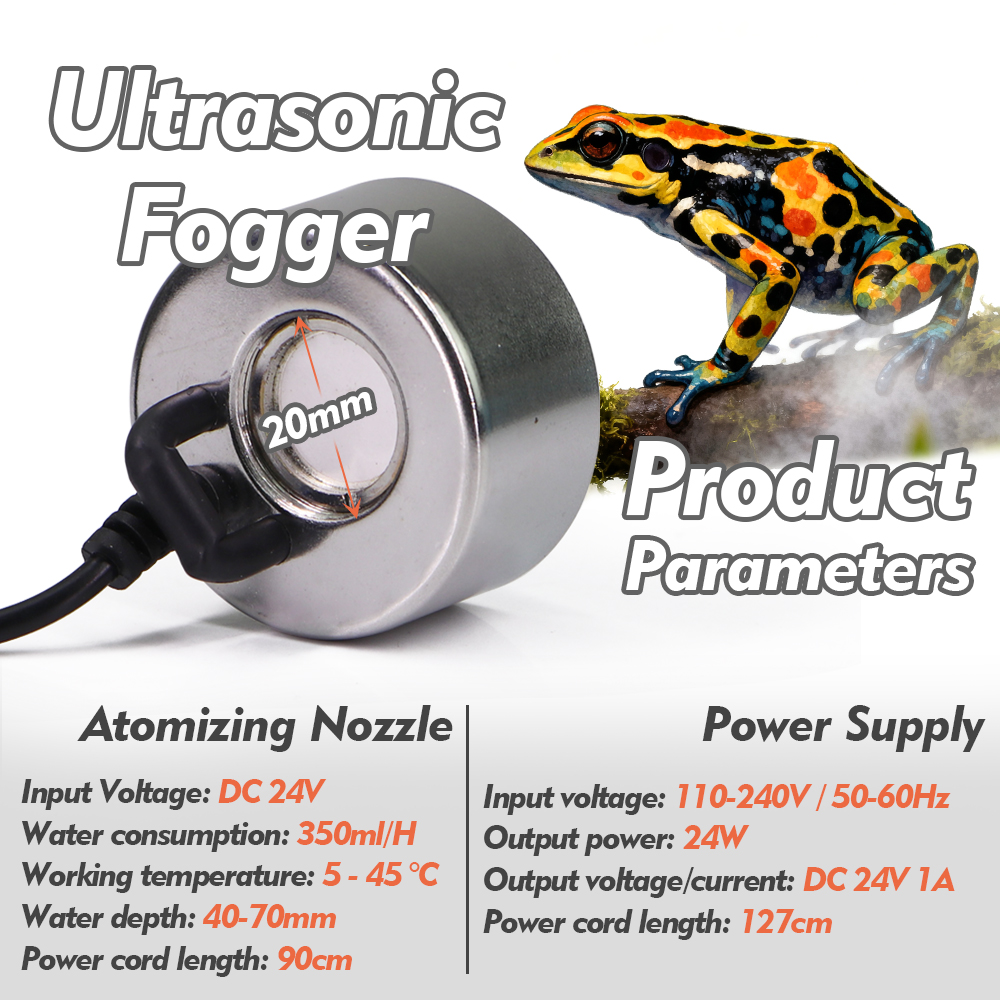 Ultrasonic Fogger w/ Water Sen - Terrarium Fogger Ultrasonic recensione e prezzo