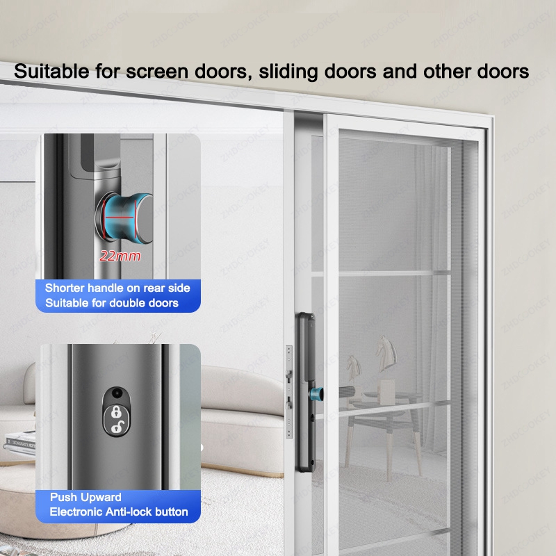 Smart Door Lock With Fingerpri - Glass Door Hinge recensione e prezzo