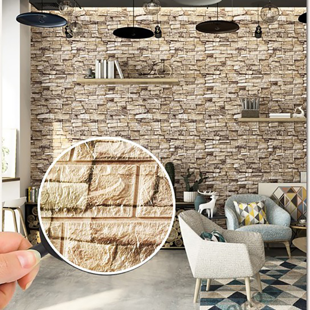 70cm*1m  3D Brick Pattern Wall - Pvc Panel Background recensione e prezzo
