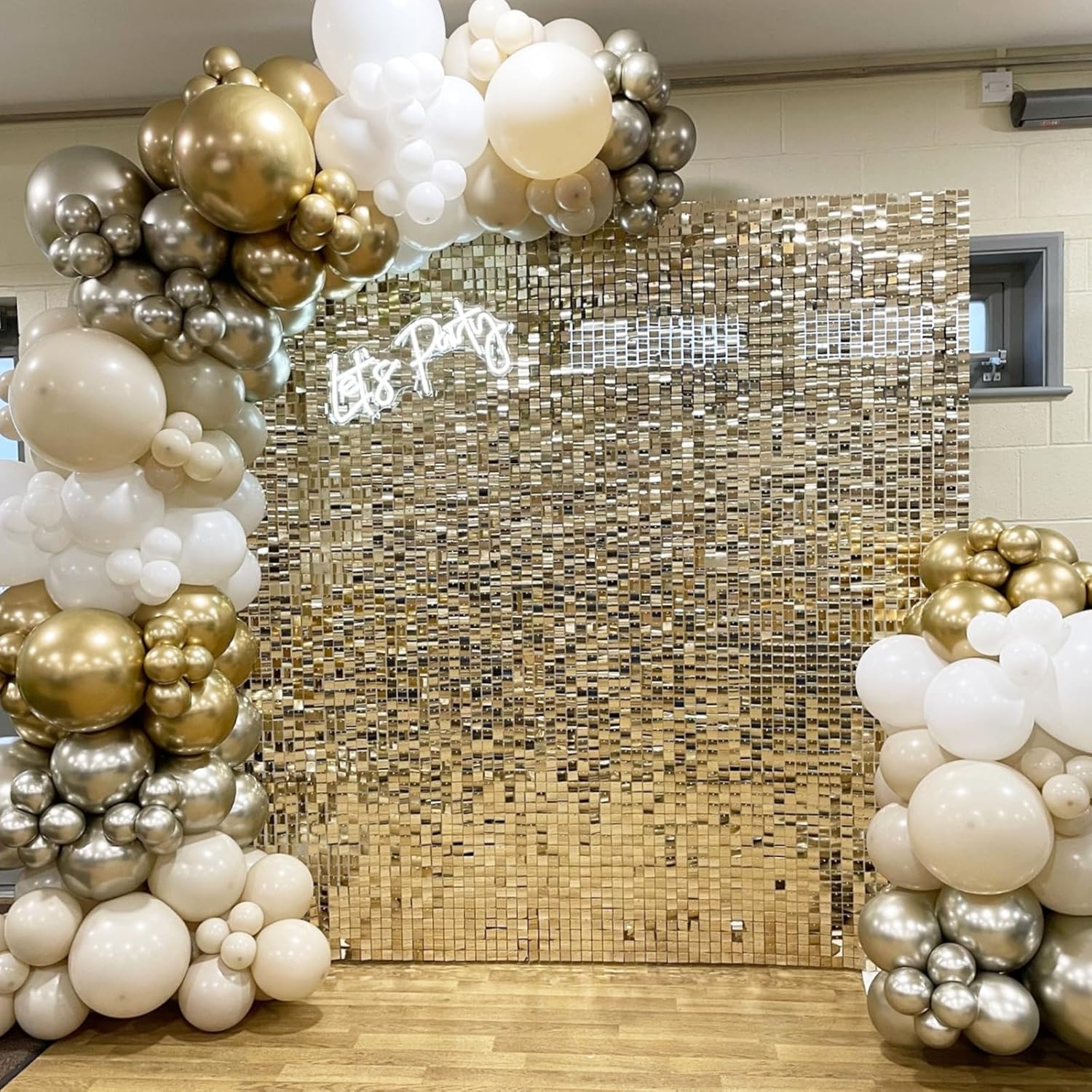 12pcs Light Gold Shimmer Wall  - Pvc Panel Background recensione e prezzo