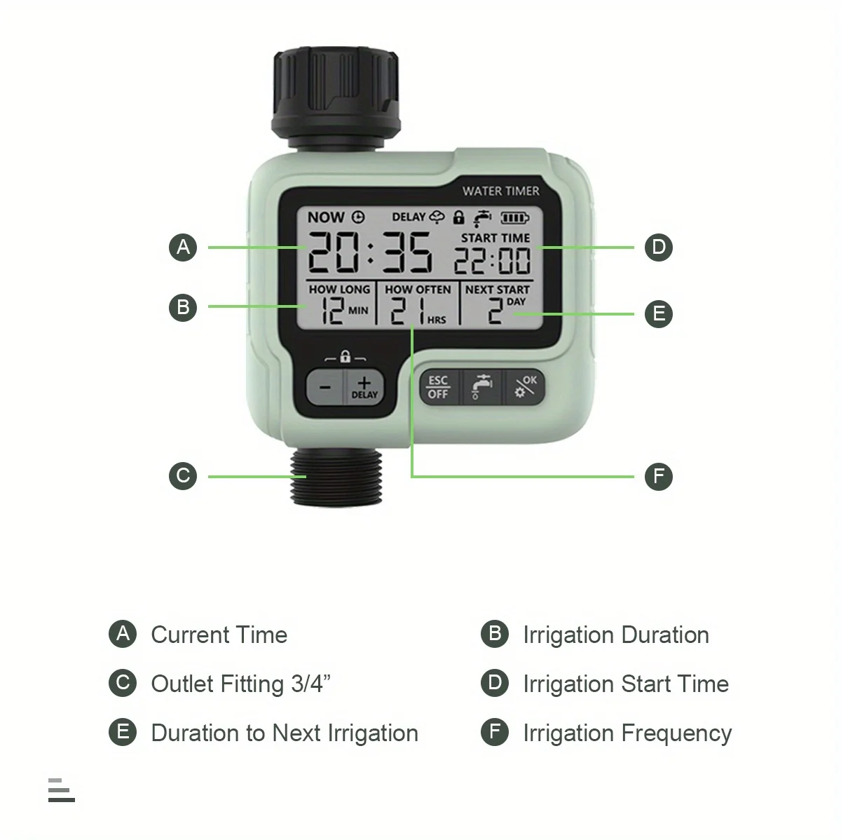 Watering System Dual Outlets A - Timer Dual Outlet recensione e prezzo
