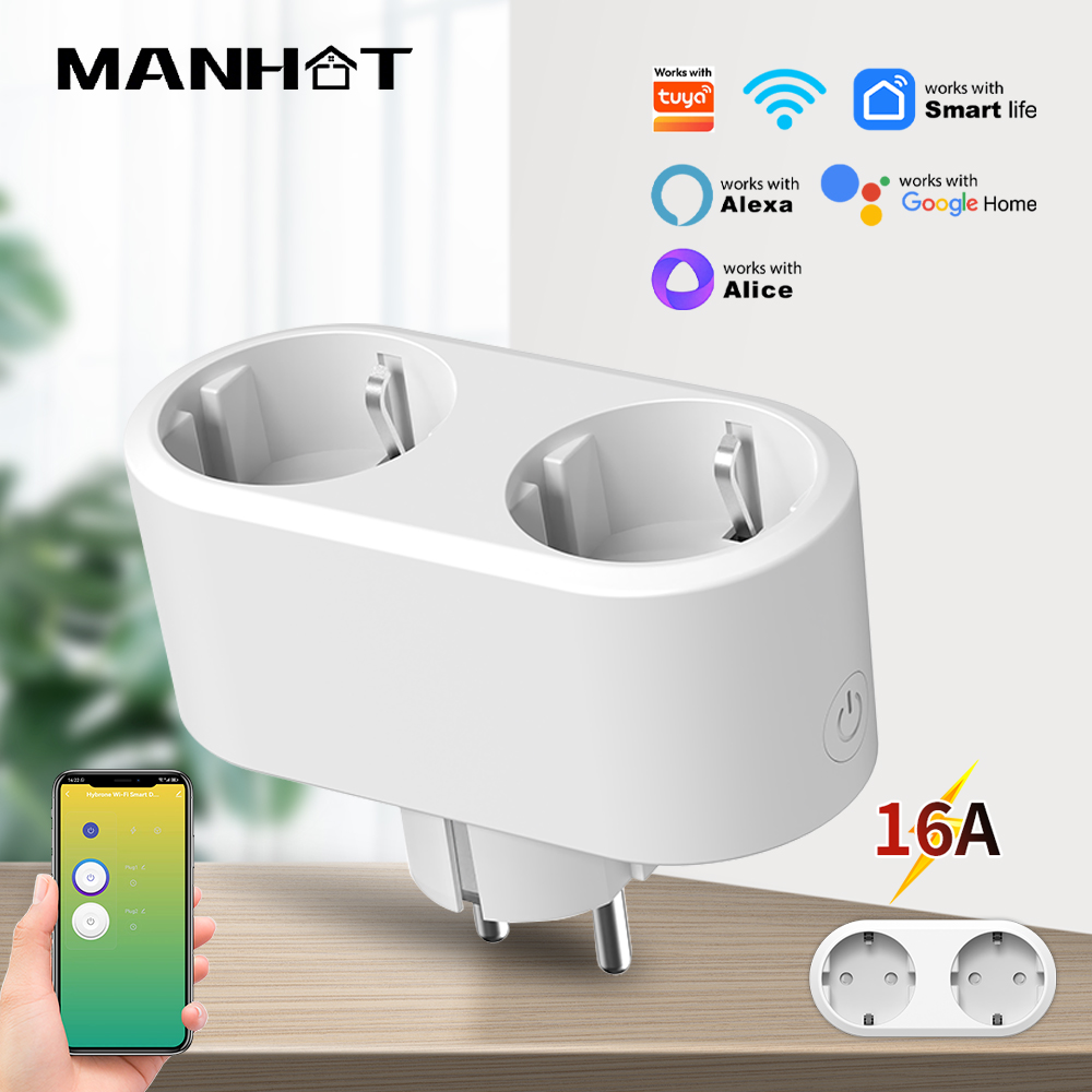 WiFi Smart Plug Dual Outlet 16 - Timer Dual Outlet recensione e prezzo