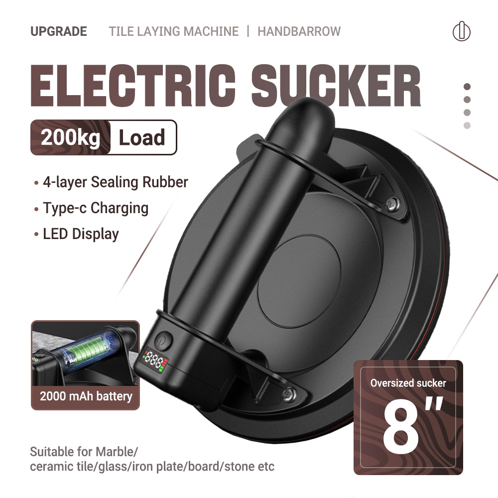 8Inch Electric Vacuum Suction  - Ceramic Tile Floor recensione e prezzo