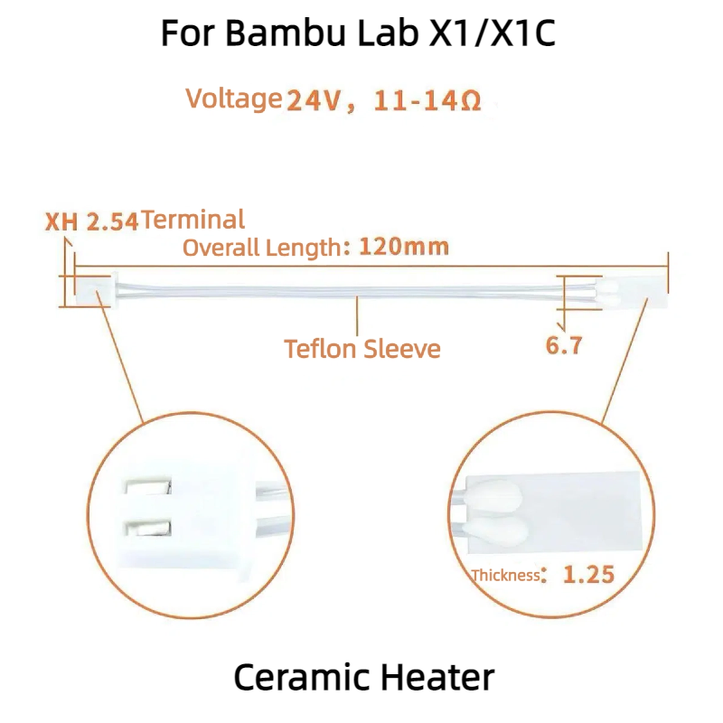 Dedicated 3D Printer Accessory - Ceramic Heat Emitter recensione e prezzo
