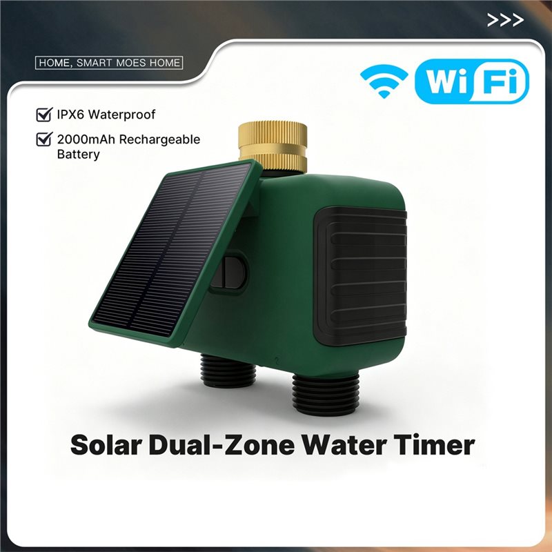 A25F-Tuya Wifi Smart Solar Dua - Timer Dual Outlet recensione e prezzo