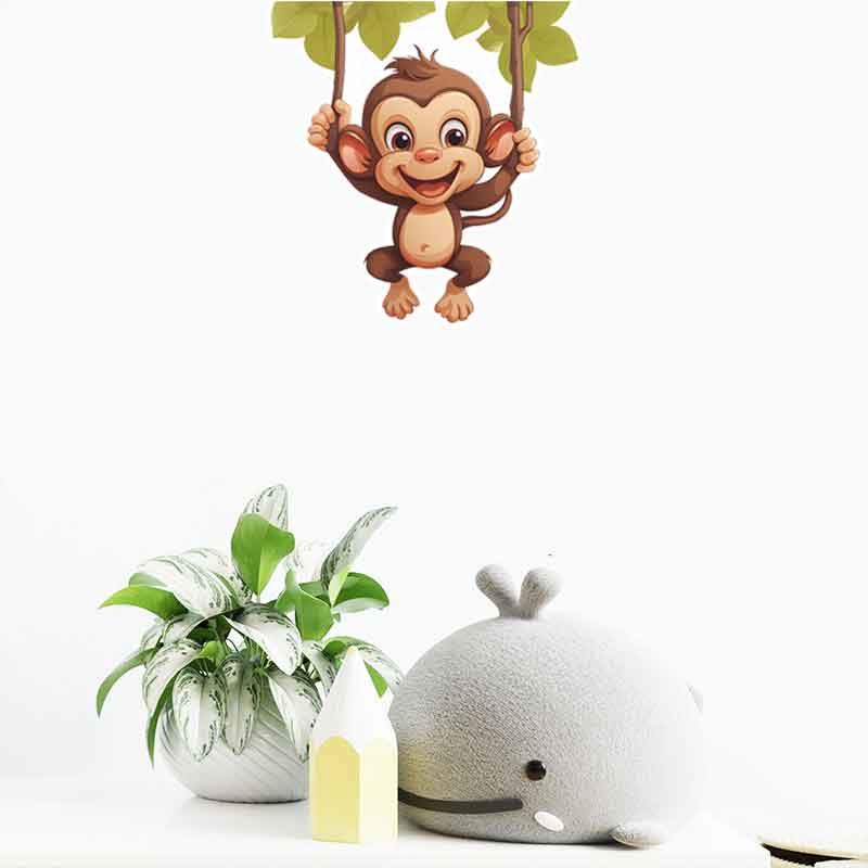 Cute little monkey living room - Pvc Panel Background recensione e prezzo