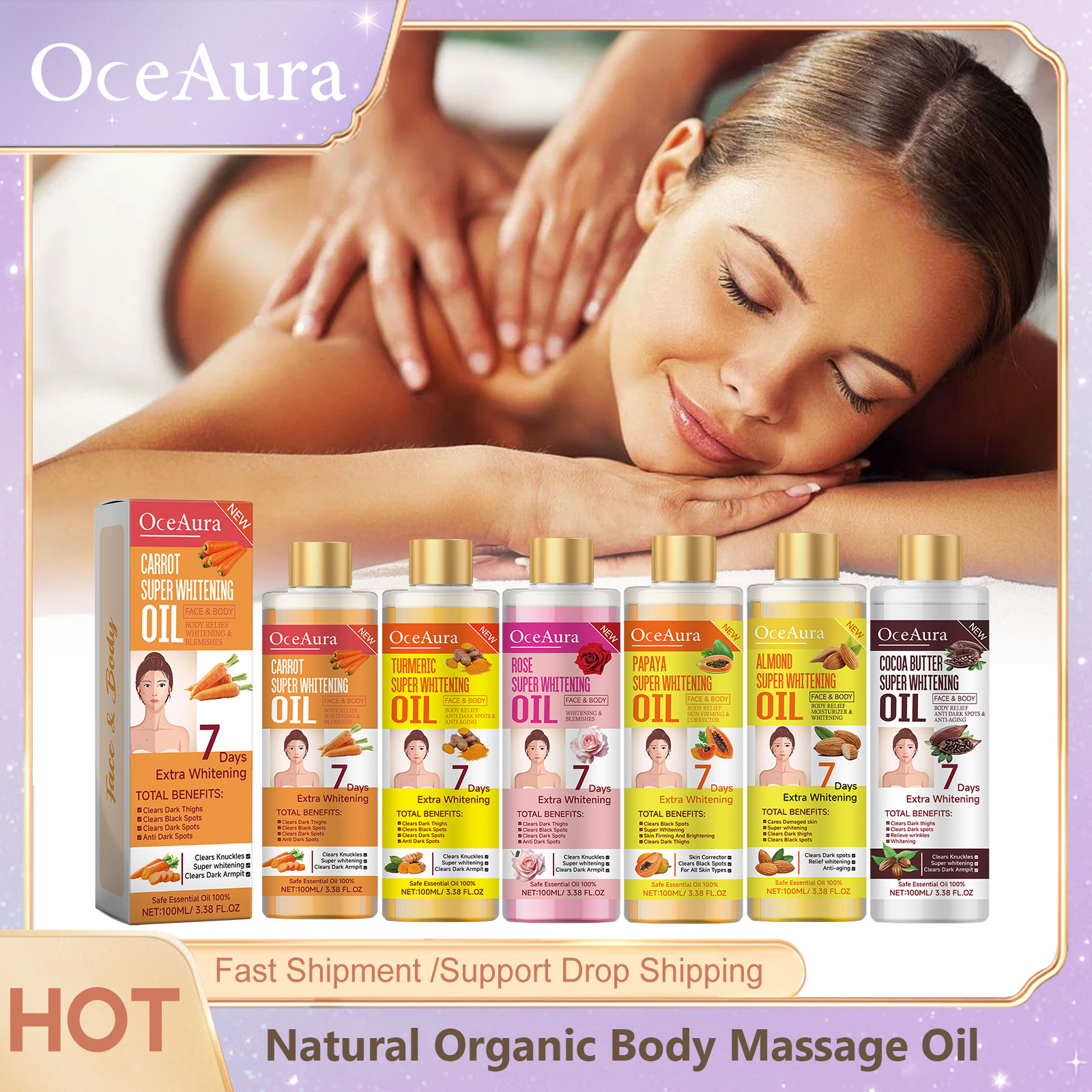 Body Whitening Oil 100ml Natur - Substrate Coconut Fiber recensione e prezzo
