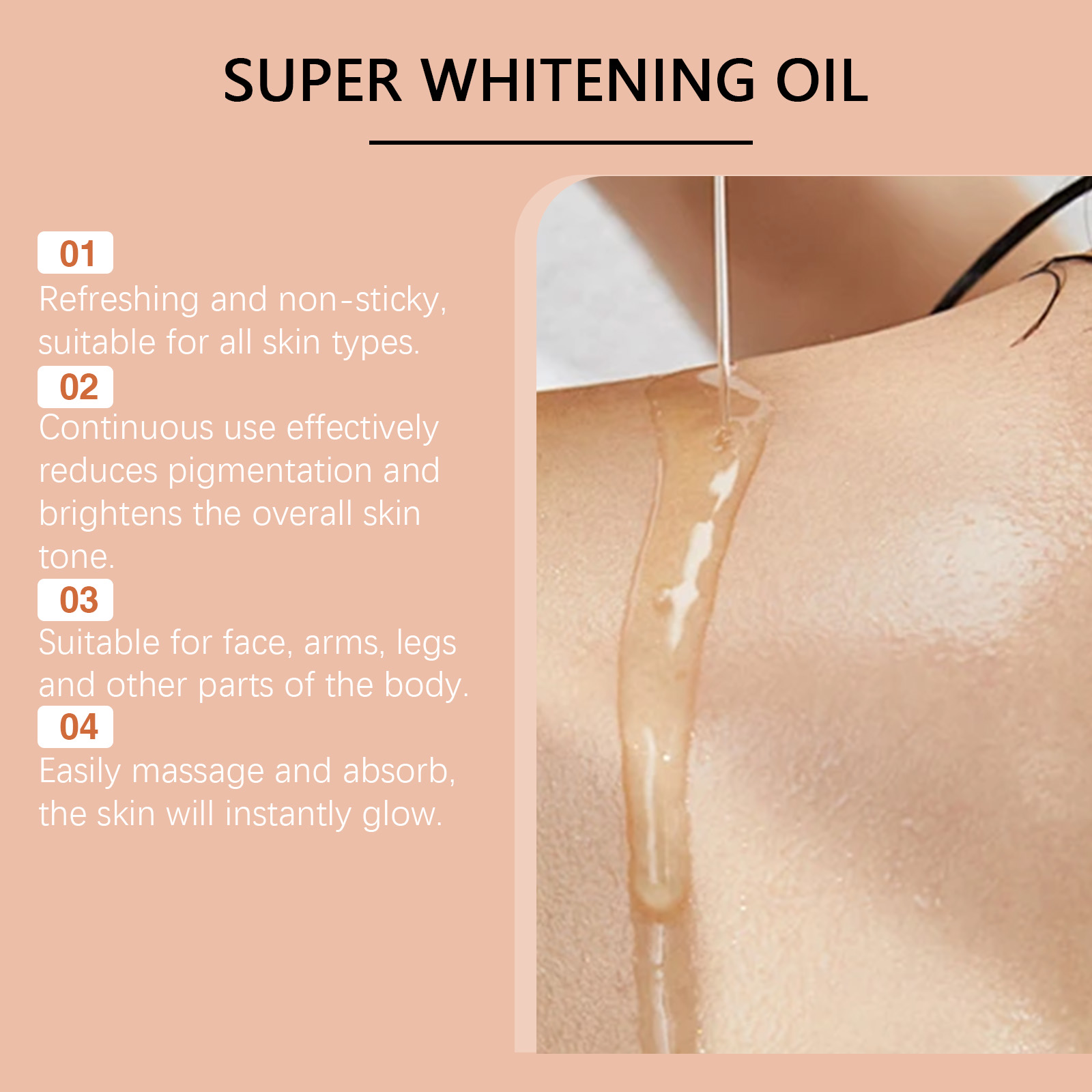 Body Whitening Oil 100ml Natur - Substrate Coconut Fiber recensione e prezzo