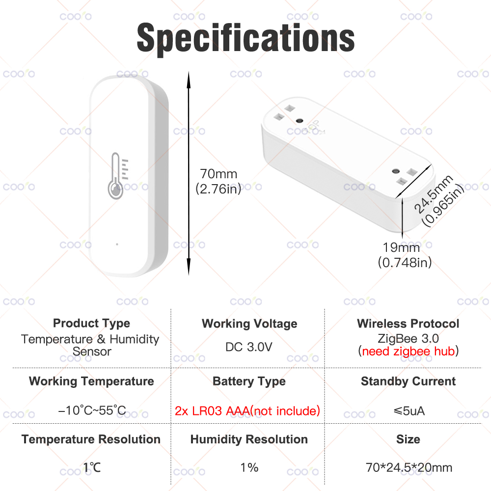 eWeLink Smart ZigBee Temperatu - Digital Hygrometer Probe recensione e prezzo