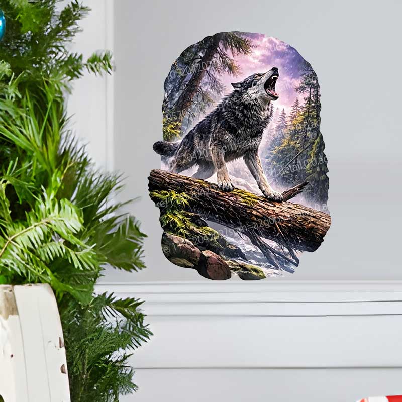 Wild Timberwolves Pattern Wall - Pvc Panel Background recensione e prezzo