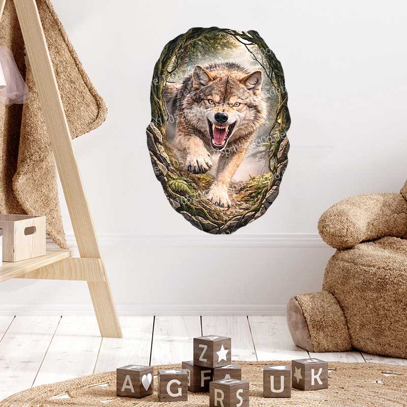 Wild Timberwolves Pattern Wall - Pvc Panel Background recensione e prezzo