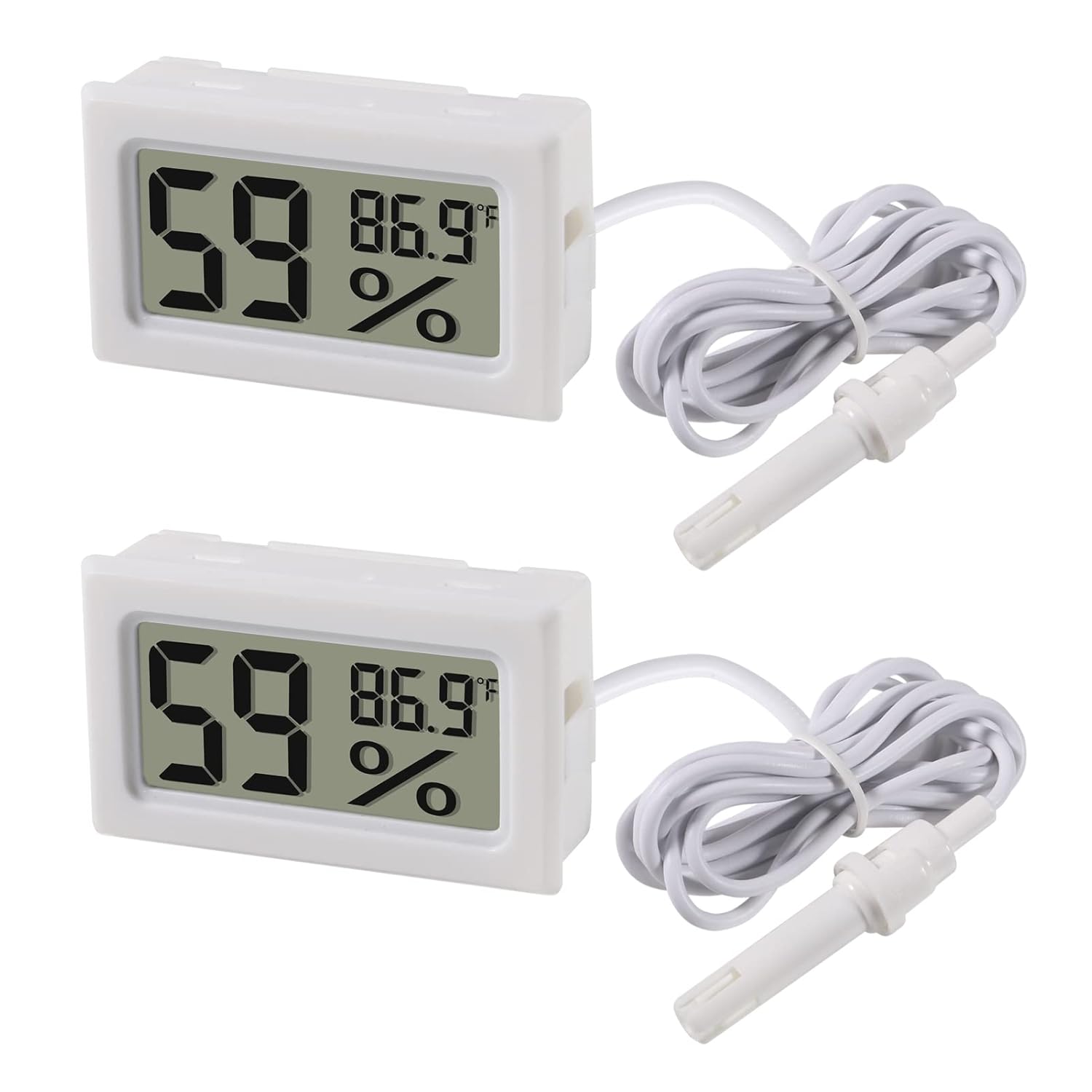 2pcs Mini Digital Hygrometer T - Digital Hygrometer Probe recensione e prezzo