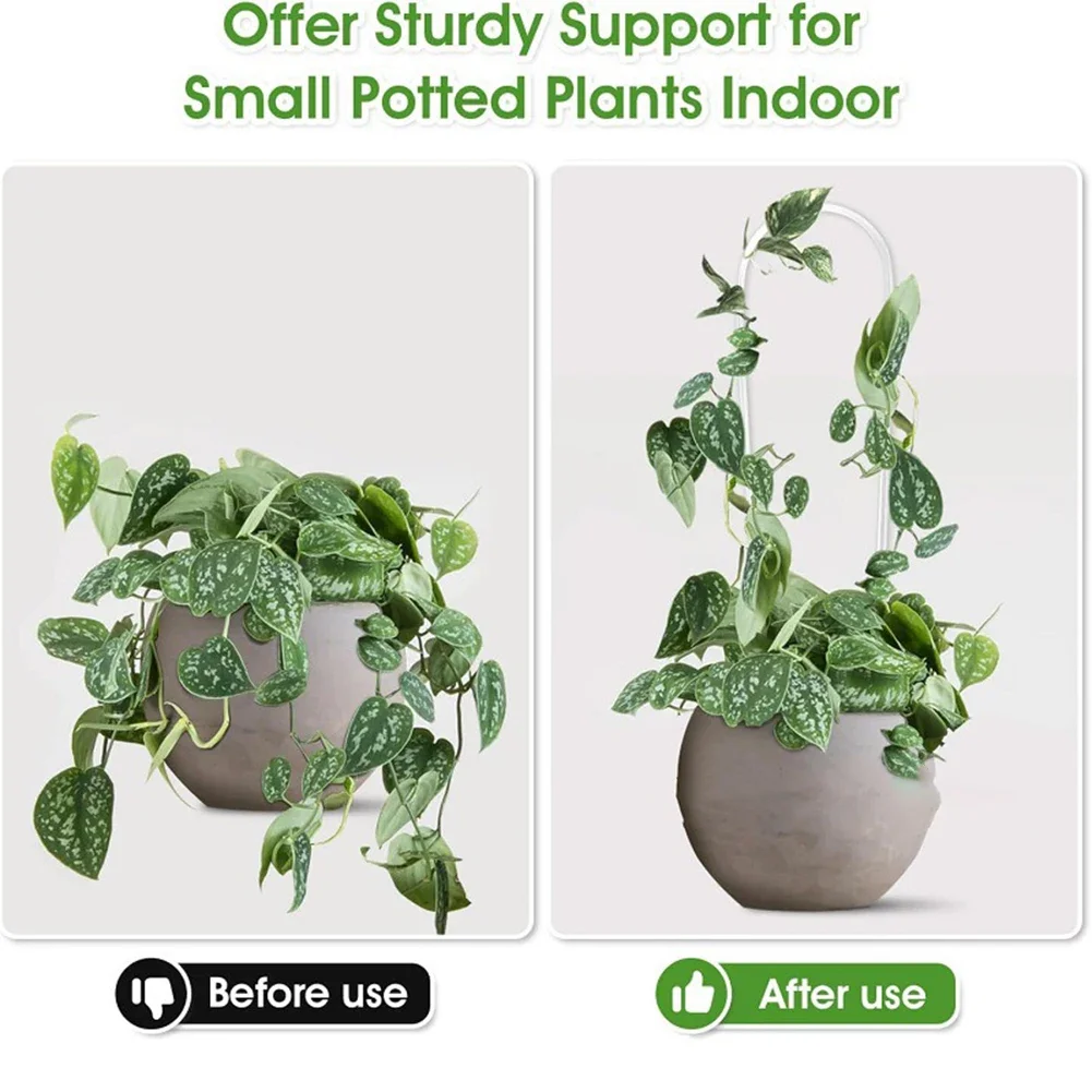 U Shaped Acrylic Trellis Suppo - Vine Climbing Plastic recensione e prezzo