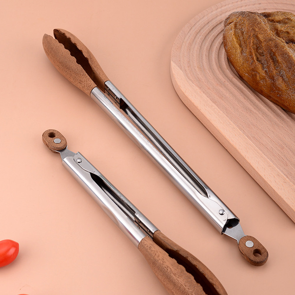 Walnut Wood Stainless Steel Fo - Feeding Tong Stainless recensione e prezzo