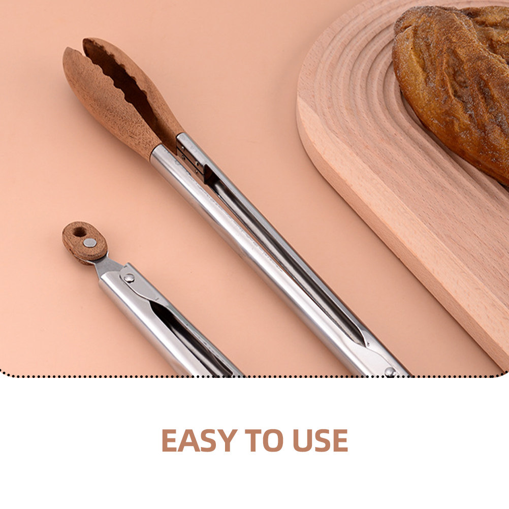 Walnut Wood Stainless Steel Fo - Feeding Tong Stainless recensione e prezzo