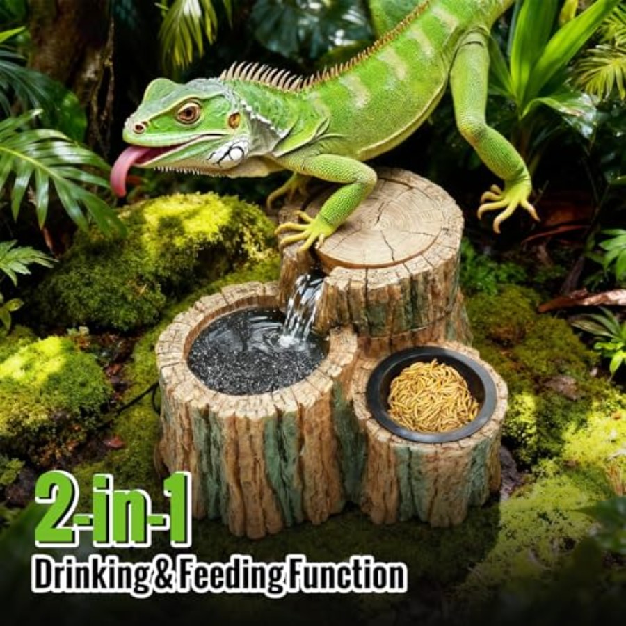 2 in 1 Reptile Water Fountain  - Water Dish Reptile recensione e prezzo